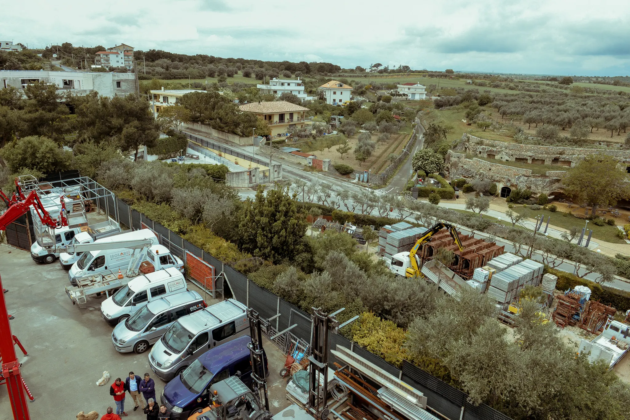 Cantiere di costruzioni civili e industriali
