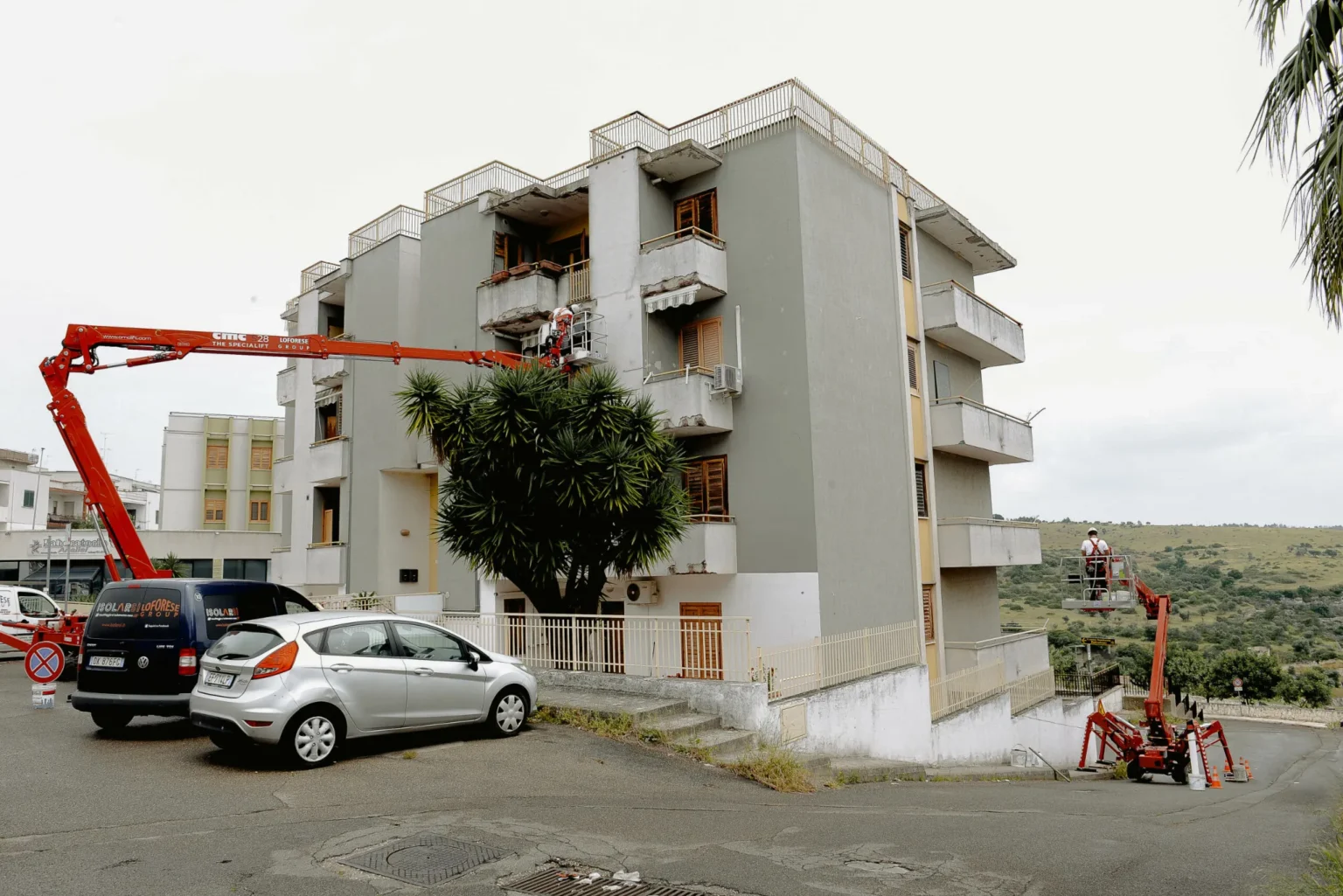 Squadra LoForese Group al lavoro in cantiere
